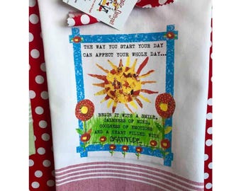 Gratitude Tea Towel