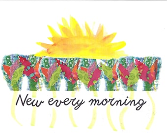 New Every Morning Tea Towel