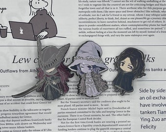 Op de Elden-ring geïnspireerde emaille pinbadge|Melina Pin, Malenia Pin, Ranni Pin|gamebadge