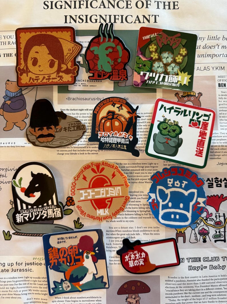 Insignificant Characters The Legend of Zelda Inspired Stickers Pack|halloween Zelda Stickers - Etsy