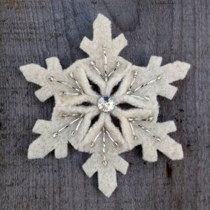 Felt Snowflake Pattern PDF File image 5