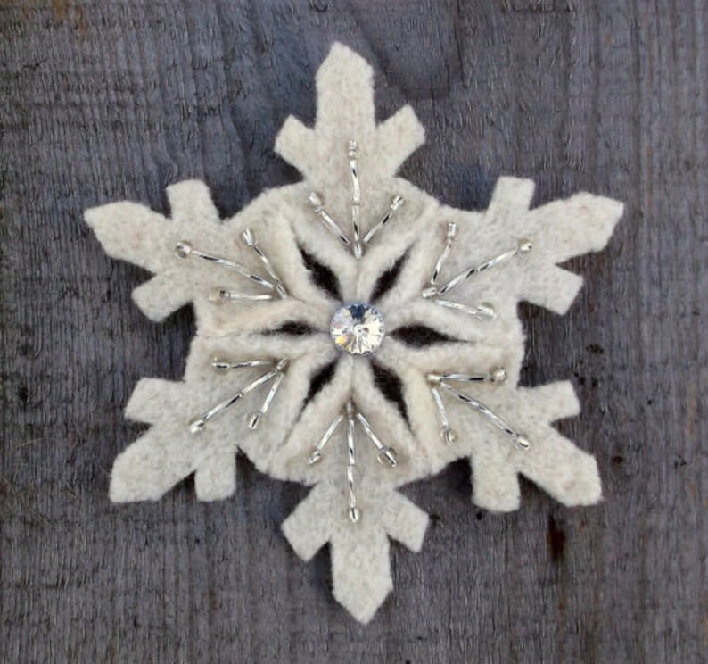 Felt Snowflake Pattern PDF File image 5