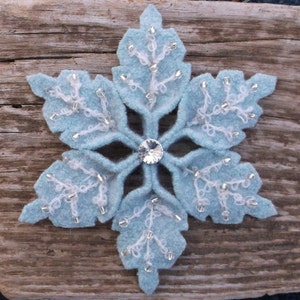 Felt Snowflake Pattern PDF File image 4