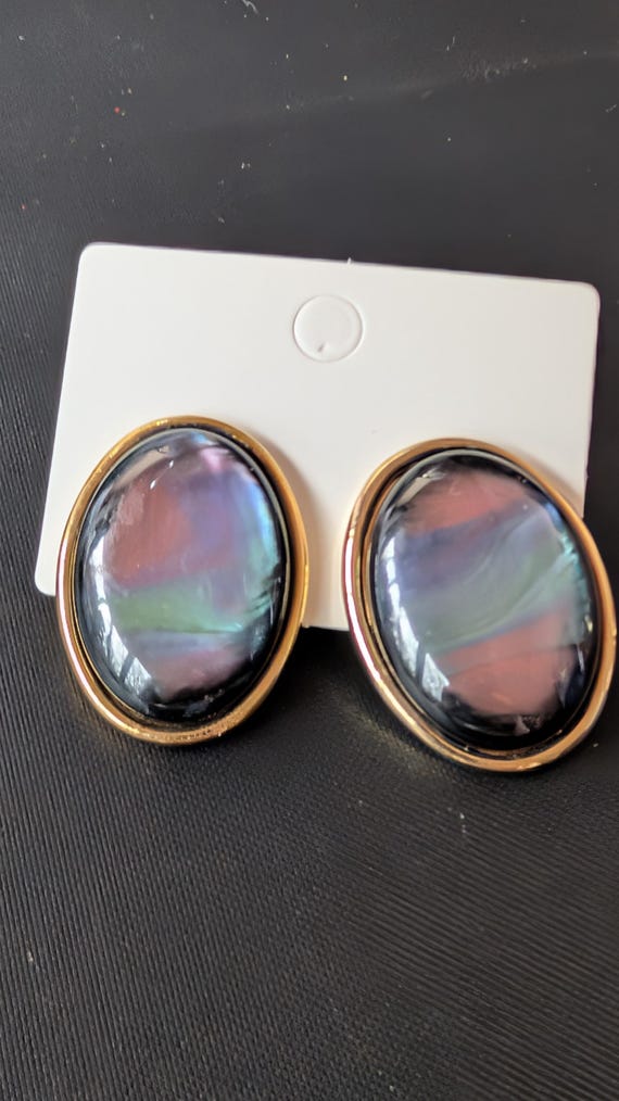 Ovals abalone shell earrings - image 4