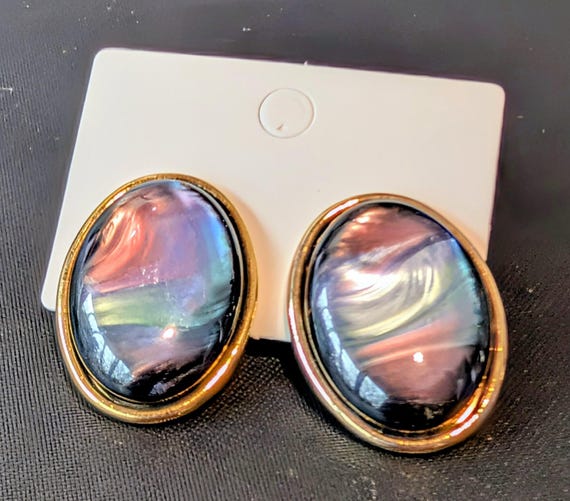 Ovals abalone shell earrings - image 5
