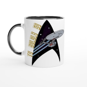 To Boldly Go Star Trek 11oz Mug