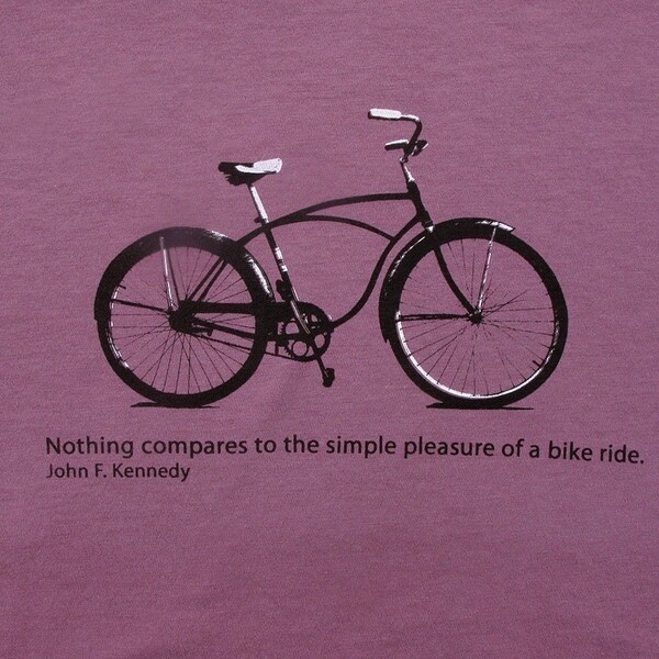 Bicycle Quote Organic T-shirt