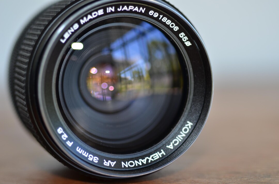 Objectif Konica Hexanon AR 35mm F/2.8 - Grand Angle Fixe, Monture Konica, Très Bon état
