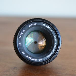 Minolta Rokkor-PF 50mm f/1.7 Vintage Lens