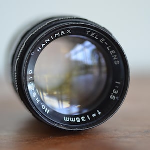 Hanimex 135mm f/3.5 12 Blade M42 Mount Tele-Lens