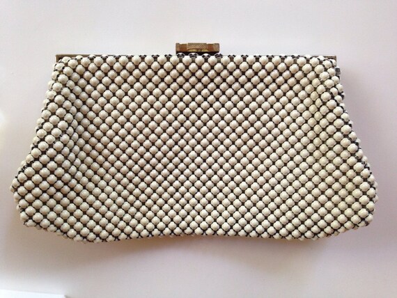 Whiting & Davis Co. Vintage Mesh 40s Clutch Purse - image 1