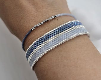 Seed bead bracelet,miyuki bracelet,dainty bracelet,cuff bracelet,statement bracelet,bridesmaid bracelet,christmas gift,gift women,ajustable