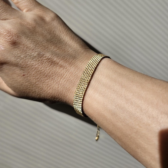 Perlenarmband,Miyuki Armband,glitzerndes elegantes Armband,minimalistisch Armband,einstellbares Armband,wunderschönes Armband,Geschenk