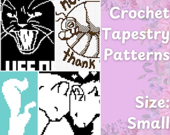 CUSTOM PATTERN - Custom Crochet Tapestry Patterns - 50x50 (Small)