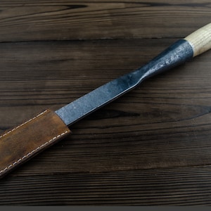 Straight Timber Framing Chisel. Carpenters Slick Chisel. Hand Forged ...