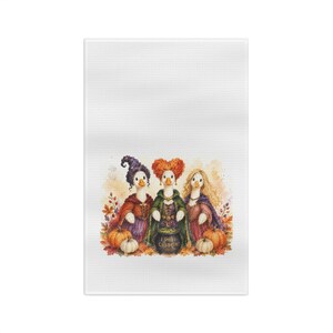 Gooserson Sisters Halloween Tea Towel | Autumn Pumpkin Kitchen