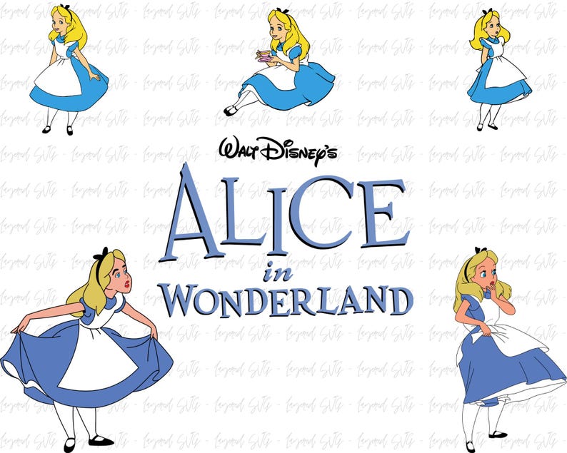 Alice in Wonderland SVG Bundle, Princess Svg & Png Files for Cricut ...
