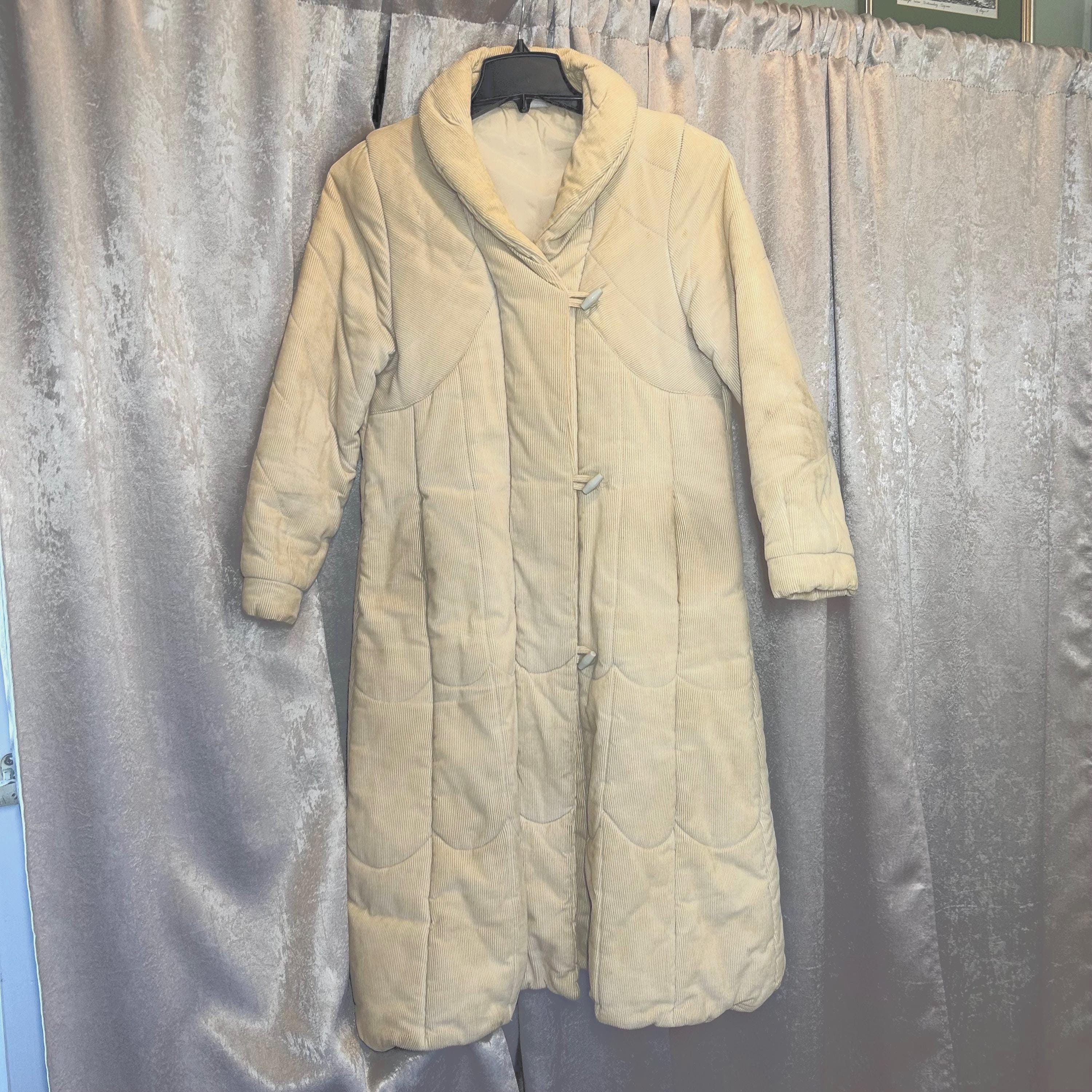 80s VTG Wool Sz M/L Signature Coats Miss Harwood Midi 7014