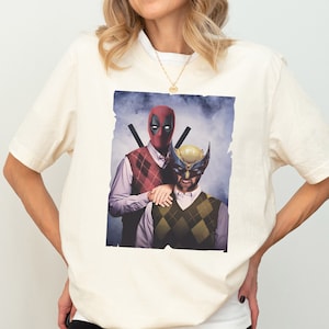 Superhero Best Friends Shirt, Deadpool und Wolverine Brothers Shirt, Disney Antiheld Shirt, Deadpool Fan
