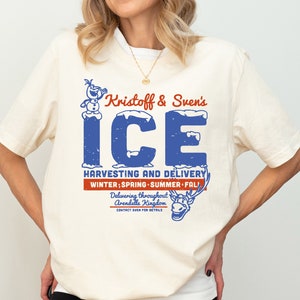 Disney Frozen Kristoff Sven&#39;s Ice Shirt, Olaf Arendelle Kingdom Shirt, Harvesting And Delivery Tee, Disneyland Trip Shirt, Disney Frozen Tee