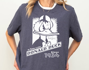 Donald Duck Angry Shirt, Classic Grumpy Duck T-Shirt,  Character Shirt, WDW land Family Vacation Shirt,  Trip Shirt