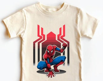 Spiderman Shirt,  Superhero Shirts, Boys Spiderman T-Shirt, Kids  Shirts, land Spiderman Fandom Shirt