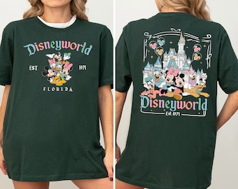 Disneyworld Florida 1971 Shirt, Mickey Freunde Shirt, Disney Urlaub Shirt, Disneyworld Shirt, Disney Figuren, Disney Familie Reise Shirt