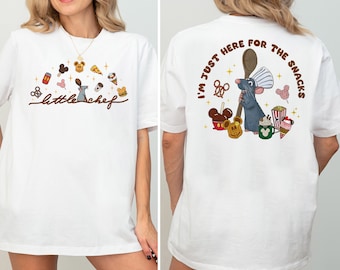Kleiner Koch Remy Shirt, Ratatouille Koch Shirt, Nur hier für die Snacks, Pixar Ratatouille T-Shirt, Remy Gusteau's Shirt, Rat T-Shirt