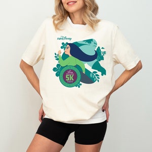 Run Disney Prinzessin Shirt, Mulan 5K Marathon 2025 Shirt, Disneyland Prinzessin Mulan Runner Shirt, Marathon-Wochenende-Gruppe T-Shirt, Sport Liebhaber T-Shirt