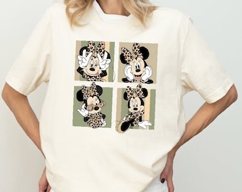 Leopard Minnie Shirt,  Safari Shirt, Animal Kingdom Shirt,  Girls Trip Shirt, Magic Kingdom Shirt, land Vacation Tee