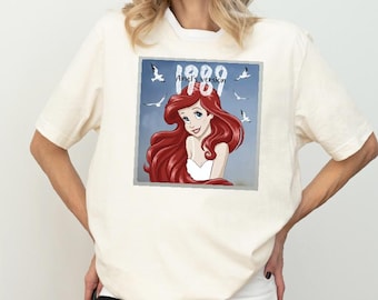 Disney 1989 Ariel Version Shirt, Princess Tour Shirt, Little Mermaid Shirt, Disneyland Girls Trip Tee, Retro WDW Disney Princess Shirt