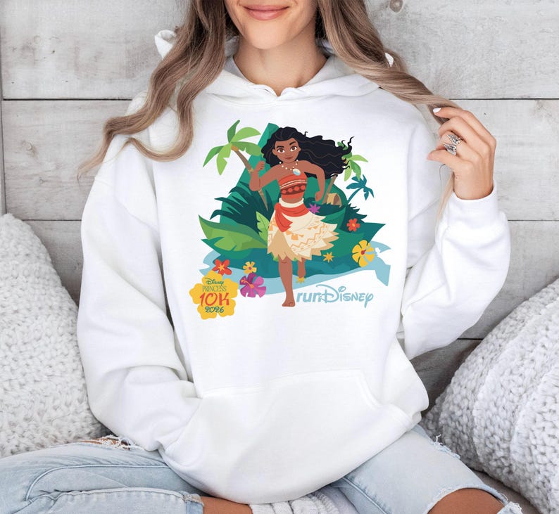 Princess Moana Half Marathon Weekend Shirt, Disney Moana 10K Miles Tee, WDW Marathon 2026 Shirt, Girl Runner Tee, Every Mile Is Magic Tee