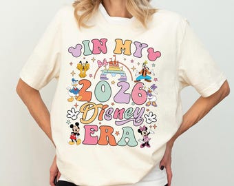 In My 2026  Era Shirt, Mickey and Friends T-Shirt, land Vacation Matching Shirt, WDW  Family Trip Shirt,  Castle Tee