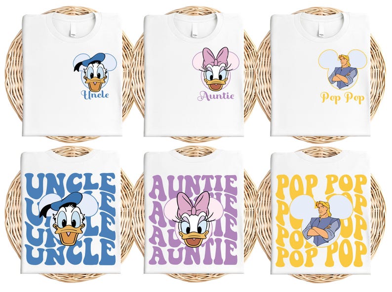 Disney Mickey & Friends Family Shirt, Custom Mama And Dada Matching T-Shirt, Family Vacation Tee, Disneyland Goofy Donald Sweatshirt
