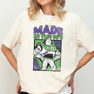 Toy Story Buzz Lightyear Made in the 90s Shirt, Disney Retro Buzz Tee, Infinity and Beyond Shirt, Disney Pixar Shirt, Disneyland Trip Shirt