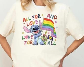 Rainbow Color Shirt, Pride Month T-Shirt, LGBTQIA Right Tee, Gay Pride Sweatshirt, Rainbow Flag Crewneck, Colorful land Trip Hoodie