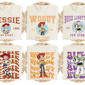 Toy Story All Characters Shirt, Disney Pixar Shirt, Disney Woody Jessie Buzz Lightyear Aliens Tee, Disney Family Vacation Tee, WDW Trip Tee