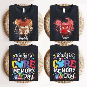 Inside Out Shirt, Today Is A Core Memory Day T-shirt, Pixar Inside Out Tee, Family Vacation 2026 Sweatshirt, Joy Sadness Anger Envy Hoodie