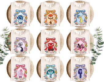 Inside Out 2 Matching Shirt, Joy Sadness Anxiety Emotions Tee, Custom Family Trip Sweatshirt, Magical Vacation Tee,Kids Cute Graphic T-shirt