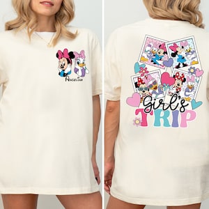 Disney Girls Trip-shirt, Minnie Daisy Besties zomershirt, Disney Best Friends Trip-shirt, Disneyland vakantieshirt, zomervakantieshirt