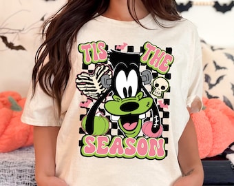 Disney Goofy Halloween Shirt, Goofy Ghost T-shirt, Disneyland Pumpkin Tee, Trick or Treat Sweatshirt, Spooky Season Crewneck