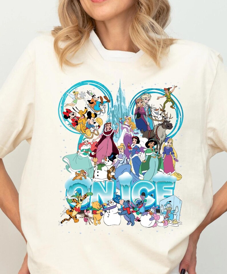 Magical Disney on Ice Shirt, Mickey Ears Princess Tee, WDW Frozen Vacation Shirt, Disney Ice Fantasy Shirt, Disney Winter Tee, Ice Lover Tee