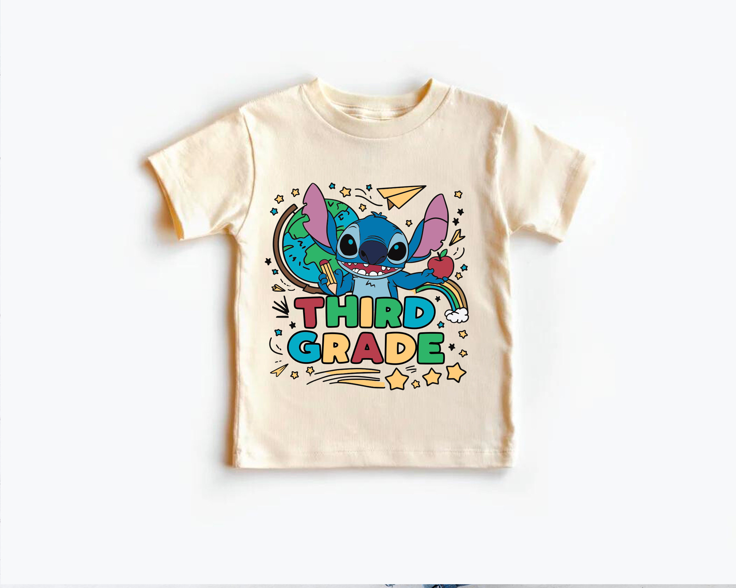 Disney Stitch Third Grade Shirt, 3rd Grade Shirts, First Day of