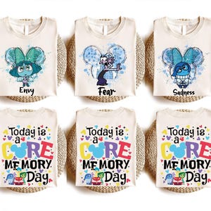 Inside Out Shirt, Today Is A Core Memory Day T-shirt, Pixar Inside Out Tee, Family Vacation 2026 Sweatshirt, Joy Sadness Anger Envy Hoodie