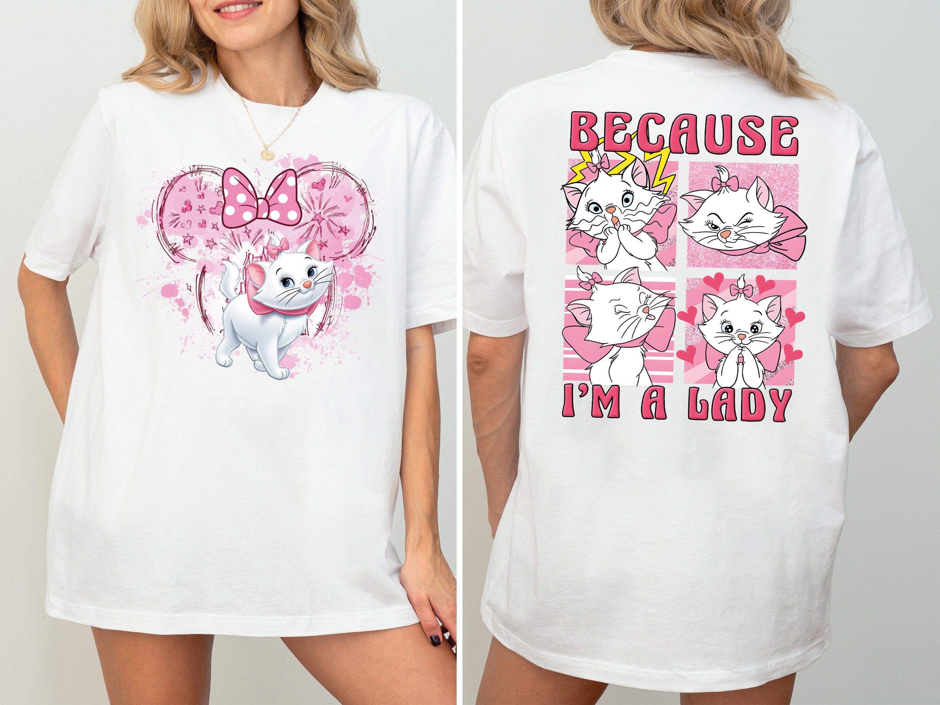 The Aristocats Marie Shirt, Disney Cat Because I'm A Lady