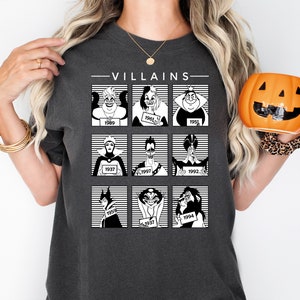Disney Villains Halloween Shirt, Ursula Evil Queen Yzma Malificent Cruella, Trick or Treat Shirt, Halloween Party Shirt, Spooky Season Shirt