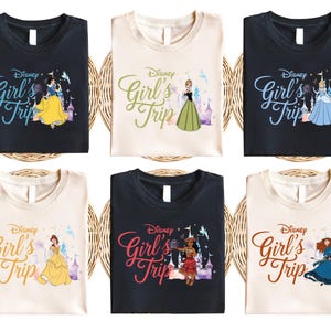 Disney Princess Shirt, Disneyland Girls Squad Shirt, Magic Kingdom Tee, Disney Girls Trip Shirt, Disney Princess Elsa Belle Cinderella Tee