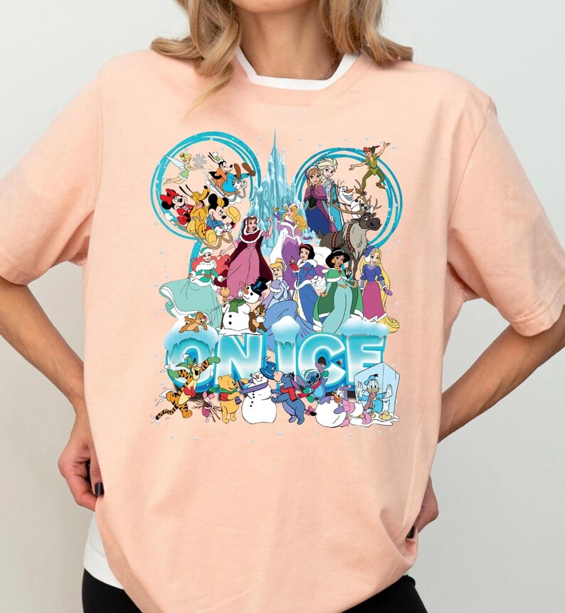 Magical Disney on Ice Shirt, Mickey Ears Princess Tee, WDW Frozen Vacation Shirt, Disney Ice Fantasy Shirt, Disney Winter Tee, Ice Lover Tee