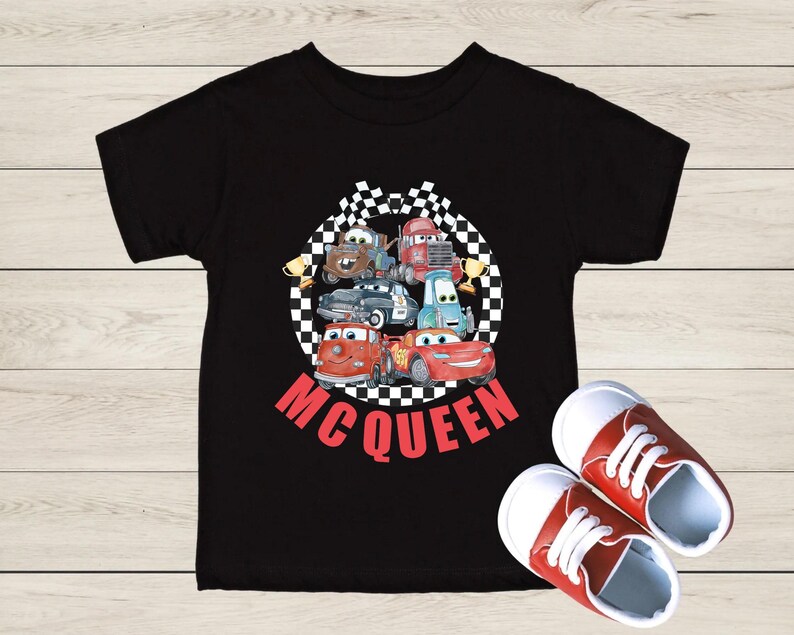 Toddler Lightening McQueen Shirt, Kids Race Car Birthday T-shirt, Tow Mater Tee, Kids Cars Sweatshirt, land Family Vacation Crewneck