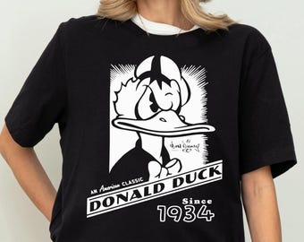 Donald Duck Angry Shirt, Classic Grumpy Duck T-shirt, American Classic Since 1934 Tee, WDW Disneyland Family Vacation Sweatshirt